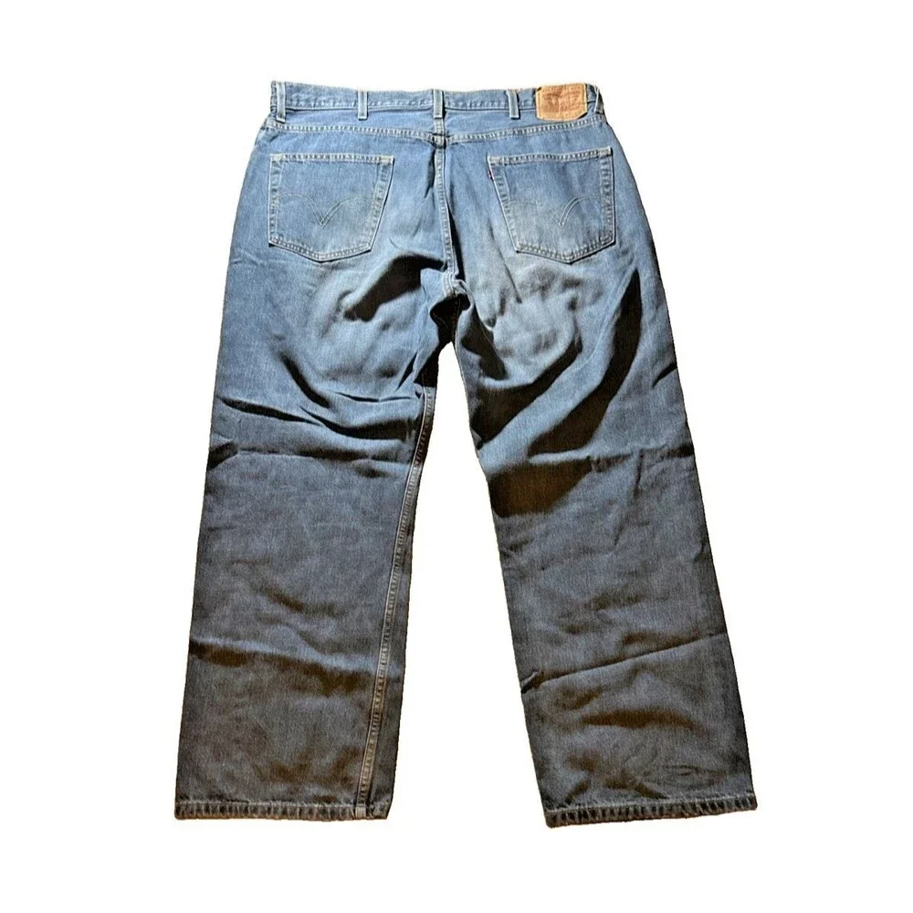 Levi's 569 Loose Straight Jeans Men's 40x32 Blue Medium Wash 100% Cotton